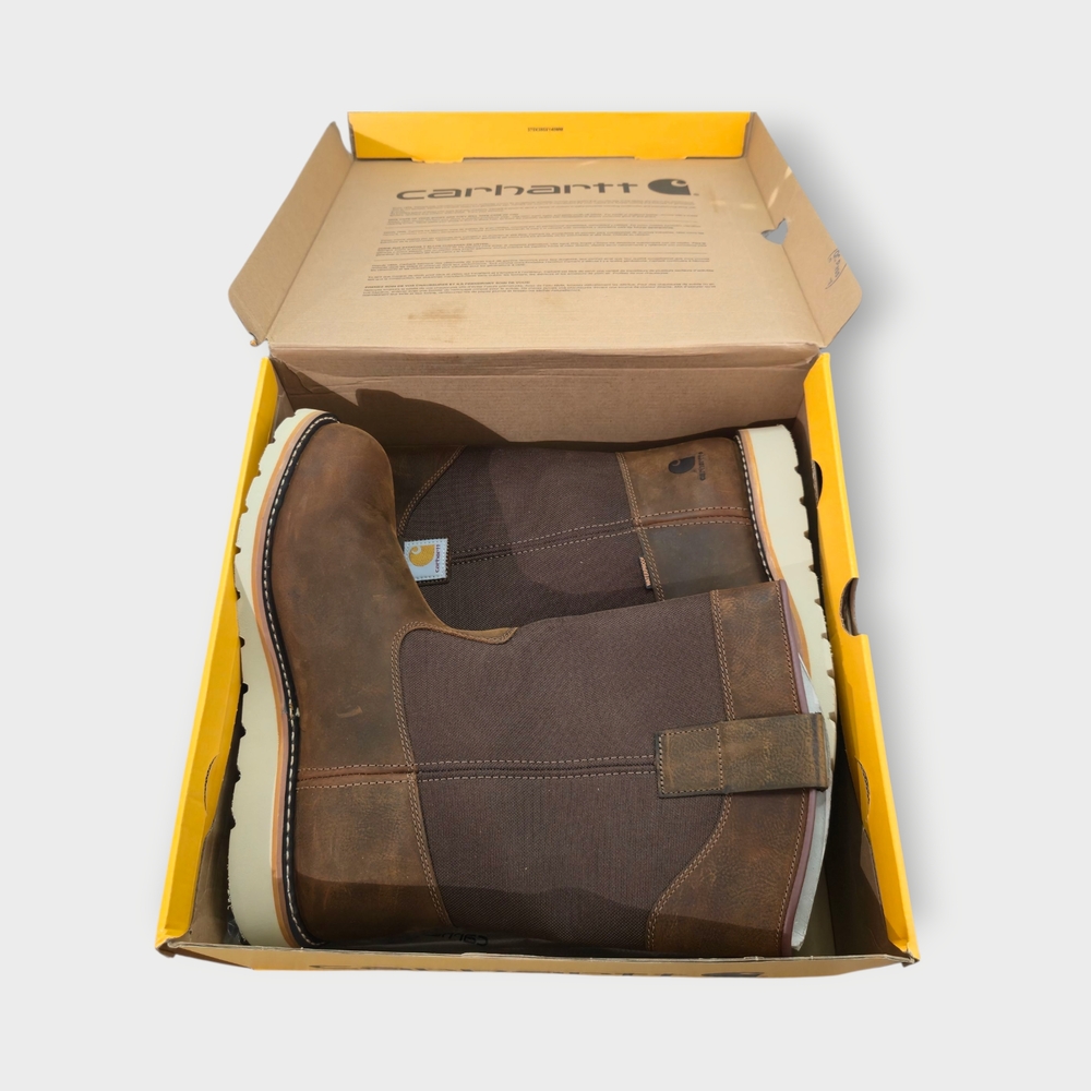 Carhartt Square Soft Toe 11” Wellington Boot FW1032-M Mens Sz 14 New In Box - Picture 3 of 11